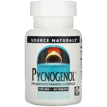 Source Naturals 피크노제놀 100mg 60정