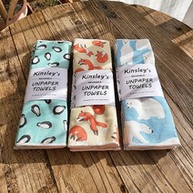 킨슬리 언페이퍼 키친타올, 펭귄 패턴 4장세트