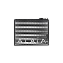 22FW ALAIA 알라이아 라지 로고 파우치 블랙 AA1P017CA179