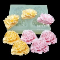 몰드비 미니 카네이션 4구 실리콘 수제 몰드