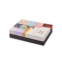 4284. 화과자박스(춘하추동)-6구 / 포장 설날 전통 명절 떡상자, 1개