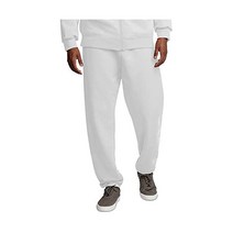 Fruit of the Loom 남성용 Eversoft Fleece & Joggers(Regular Big Man) 스웨트팬츠 엘라스틱 하의 - 화이트 라지 미국