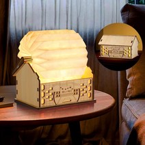 2022년 최신 우드조 DIY 방 램프 북 라이트 침대 옆 램프 LED 라이트 침대 라이, 상세페이지 참조