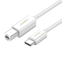C타입 프린터 케이블 미디케이블 USB 2.0 CM-BM 케이블 삼성 캐논 HP 프린터 팩스 스캐너 복합기 음향장비 전자피아노 연결선 C타입 노트북 맥북 프로 연결 1.5m
