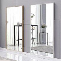 벽걸이형 초대형 전신거울 (오크), 없음