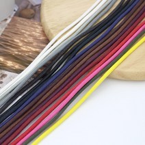 위드쏘잉 4마) 2mm 3mm 오시도리면끈 18color, 다크브라운