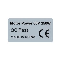 전기자전거개조 Bafang 미드 드라이브 모터 스티커 전기 자전거 변환 키트 BBS01/02 BBSHD용 36V 250W 48V 500W 12 개/로트, [05] 60V 250W, 12개