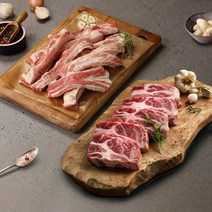 [명품포크] 4대진미 이베리코 목살 200g+갈비 200g, 단품