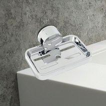 ₫th₫ 다용도받침 정리용품 스텐비누대 비누수납통 샤워기걸이 매립형물비누통 _₦00ea, ₪^^_ HLBATH 비누대 흡착식 비누받침대 무타공, ♬