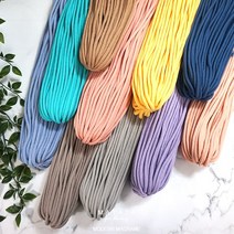 마타타 마크라메 재료 실 컬러 브레이드 색실 컬러 우동끈 네트백 스트링 (100야드-기획판매), 24. [기획상품] 오프화이트(100야드/90m)