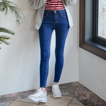 수비진 SP886 반하이 허리스판 스키니진 여자청바지