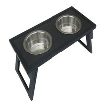 ecoFLEX Adjustable Height Pet Diner-Espresso null, 1, Espresso