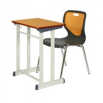 600 견고한 수강용 강의실 책걸상세트 교습소 어린이, 책상 일반비치상판, 토비의자(빨강)