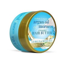OGX 오지엑스 리페어 아르간 오일 모로칸 크리미 헤어 버터 187g, 4.12 Pound (Pack of 1)_Hair Bu