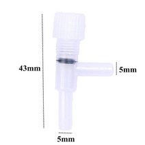 3/5/10Pcs 수족관 공기 흐름 제어 밸브 피쉬 탱크 에어 레귤레이터 호스 커넥터 4/6mm CO2 산소 튜브 액세