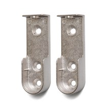 도경 옷봉 U형 롱 소켓 19파이 크롬 (2개1조) 옷걸이봉 옷봉 옷장 파이프 행거 봉걸이, 19파이 크롬 (2개 1조)