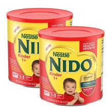 네슬레 니도 킨더1+ 가루분유 1~3세 2.2kg 2팩 Nestle NIDO Kinder 1+ Powdered Milk Beverage