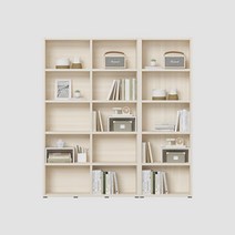 한샘 샘 와이드 책장 5단 120cm 샘 5단 65cm시공set, 120cm_퓨어화이트/65cm_퓨어화이트(I)
