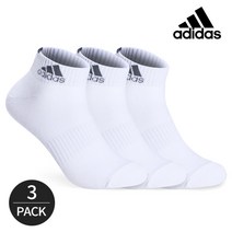 아디다스 아디다스 남성 탑 패턴 배색 발목양말 3P_WH, 3족세트_WH, FREE