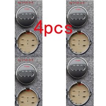 [타이어] 2355519 기존 61mm 아우디 자동차 스타일링 휠 센터 캡 허브 커버 배지 A3A4A5A6A7A8 S4S6 Q25L78 액세서리 8W0601170 81A60117, [01] 4pcs gray cn