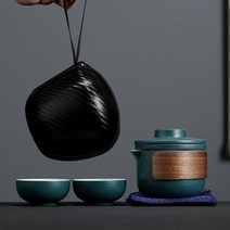티포트세트 홍차 도자기 티팟 세라믹 여행 쿵푸 차 찻 주전자 한 주전자와 두 컵 야외, b3