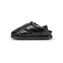 어그 샤이니 로고 스트랩 슬라이드 1146092BLK