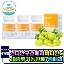 인디안구스베리추출물 비타민 C 하루권장량 충족 활성산소제거 임산부 철의흡수 추천 블랙베리 크랜베리 블랙커런트 성장기 청소년 중학생 고등학생 건강기능식품 영양제 항산화 미강추출물
