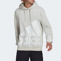 아디다스 에센셜 플리스 루즈핏 기모 후드 베이지 PG1506