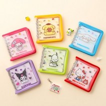 유댕닷컴 [A7와이드] 산리오 스퀘어 지퍼 6공다이어리, 단품