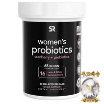 미국산 스포츠리서치 우먼스 프로바이오틱스 650억 30정 Probiotics 비건 캡슐 Sports Research 선물증정