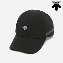 데상트 러닝 베이직 볼캡 SN123RCP10 BLK, 블랙