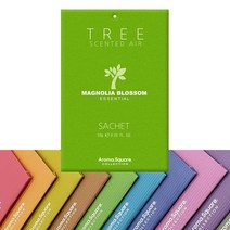 인터바겐 아로마스퀘어 10g 사쉐 트리 방향제 향낭 실내 옷장 차량 디퓨저, 매그놀리아 블라썸