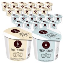 켈로그 컵 시리얼 프리미엄 현미 x 12개 + 프로틴 x 12개 그래놀라 50g 씨리얼, 24개