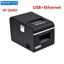우드락 폼보드 열선 커팅기Xprprinter 자동 커터 주방 영수증 열전 사 프린터 5mm 급속 인쇄 대용량 XP- Q0, 02 USB and Ethernet_01 EU 플러그