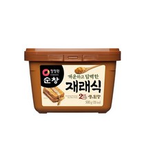 청정원순창 개운하고 담백한 재래식 생된장, 500g, 2개