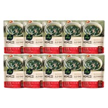 CJ제일제당 비비고 소고기 미역국 500g x 10팩