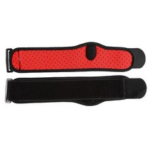 테니스 엘보 팔꿈치 밴드 2개 젤 압축 치료 패드가 통증 건염, 노란색