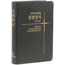 취리히성경해설 성경전서(개역개정/검정/특대/단본/무색인/무지퍼/가죽PU/NKS87EZU)