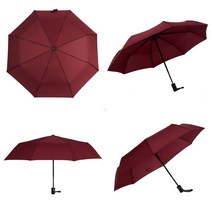 이지리치 원터치 완전자동 3단 우산 레드 고급3단우산 완전자동3단우산