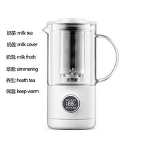 자동 우유 차 기계 전기 커피 메이커 휴대용 건강 보존 냄비 거품기 DIY 500ml, 01 white_03 AU