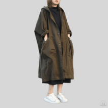 아노락바람막이 롱 오버핏 데일리 루즈핏 봄바람막이