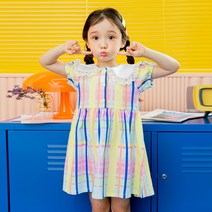 릴리푸리 리버플 체크 원피스