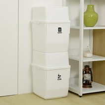 NEW 컬러빈 화이트 분리수거함 35L 2P