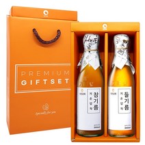대현상회 저온압착 참기름 350ml + 들기름 350ml 선물세트, 1세트
