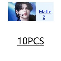 아이돌응원봉 커버 꾸미기 커스텀 케이팝 스트레이 키즈 포토카드 Ateez 스트레이키즈 아스트로 에스파 Ive Gidle Lomo 새 앨범 카드, [12] 10PCS  Matte