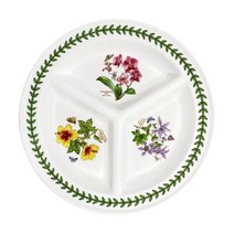 포트메리온 [포트메리온] 보타닉가든 엑소틱 원3절접시 24cm, 0.3 L미만 /꽃무늬/공기, 1개