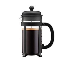 Bodum 보덤 프렌치프레스 커피메이커 핸드드립 커피 1리터 블랙 세트 더치커피 메이커 드리퍼, Black, 34 oz.