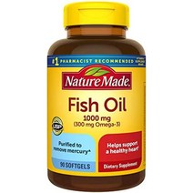 자연산 어유 1000 mg 250 소프트젤 값 크기 심장 건강을 위한 오메가3 영양제, 90개1팩