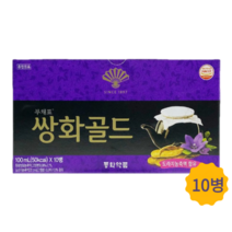 동화약품 부채표 쌍화골드 도라지농축액 함유 100mlx10병, 1개