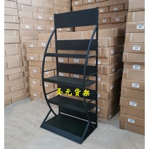 편의점 슈퍼 진열장 세탁실 매대 선반 아파트 베란다, 블랙4층70x45x170곡선두꺼운